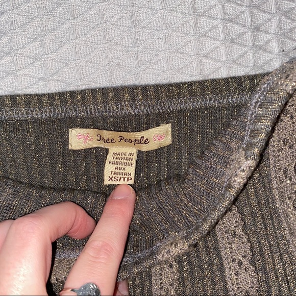 Free People | Strapless Gold Dress - Picture 4 of 5